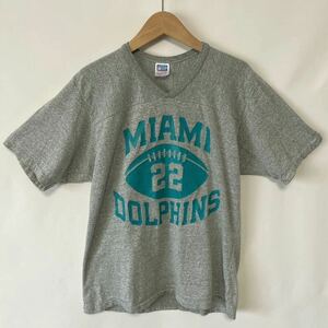 Rawlings ローリングス☆NFLマイアミドフヒィンズ半袖 Tシャツ/USA製/サイズL