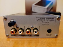 使用少美品 audio-technica AT-PEQ20 MM/MCカートリッジ フォノイコライザー _画像3