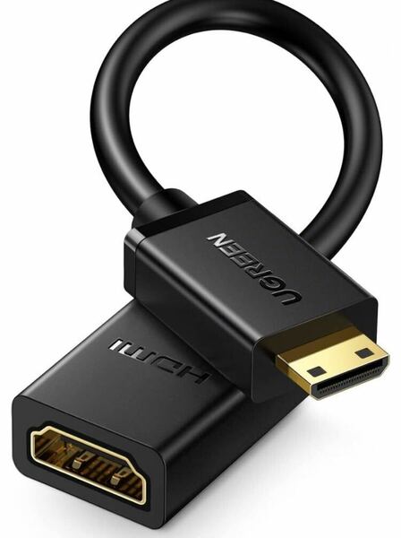 HDMI変換アダプター mini hdmi to hdmi 変換アダプター hdmi ケーブル 変換 ケーブル UGREEN 