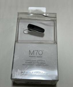 ★5033588041948【ジャンク】PLANTRONICS Bluetooth ワイヤレスヘッドセット (モノラルイヤホンタイプ) M70 Black-White M70-BW