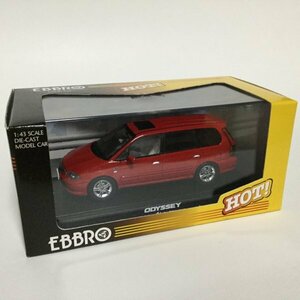 絶版 HONDA ODYSSEY ABSOLUTE SATIN MILANO RED 43269 EBBRO 1/43 ホンダ オデッセイ アブソルート レッド