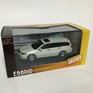 絶版 HONDA ACCORD WAGON PREMIUM WHITE.P 43402 EBBRO 1/43 ホンダ アコード ワゴン ホワイトパール