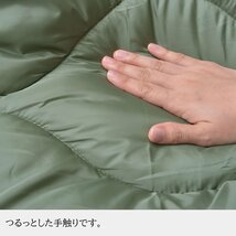 こたつ布団 正方形 コタツ布団 掛け布団 190×190 撥水加工 リバーシブル キャンプ 80×80以下のこたつテーブル対応 2way 新品未使用■188A_画像6