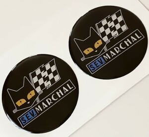  Marshall MARCHAL sticker black cat bike car fuel tank dress up HONDA Honda SUZUKI Yamaha 60mm black 2 sheets 