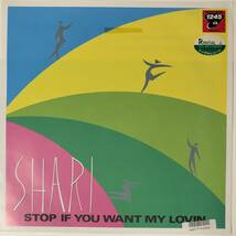 46232★美盤 SHARI / Stop If You Want My Lovin ※帯付き_画像3