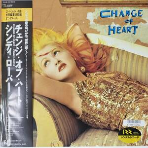 46243★良盤 CYNDI LAUPER / CHANGE OF HEART ※帯付き