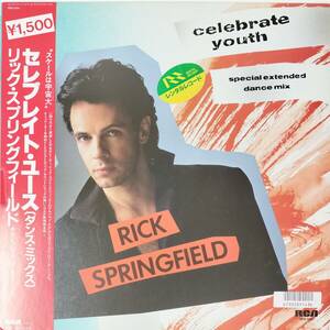 46263★盤未使用に近い Rick Springfield / CELEBRATE YOUTH ※帯付き