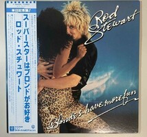 35685★美盤【日本盤】 Rod Stewart / Blondes Have More Fun ※帯付き_画像1