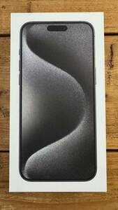 iPhone15 pro Max 256GB ブラックチタニウム　国内Appleストア版SIMフリー　未開封