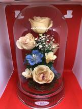 春のレンデフロール祭り#第1弾Reine De Fleur社製24cmガラスドーム薔薇、他1点_画像3