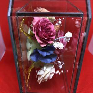 春のレンデフロール祭り#第1弾Reine De Fleur社製24cmガラスドーム薔薇、他1点の画像9