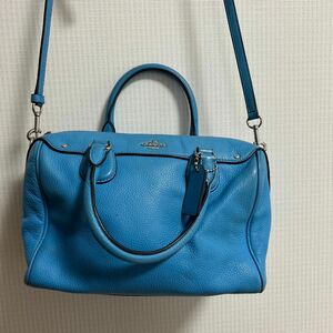 COACH ショルダーバッグ　ブルー