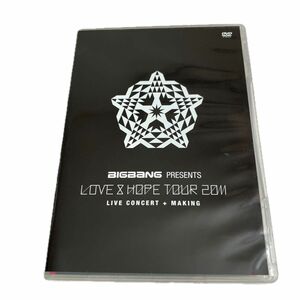 BIG BANG ＰＲＥＳＥＮＴＳ“ＬＯＶＥ＆ＨＯＰＥ ＴＯＵＲ ２０１１　 DVD2枚組