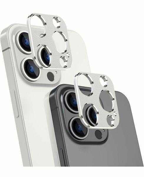 iPhone14pro 14proMax カメラプロテクター レンズ保護 アルミ 2枚セット カバー レンズカバー
