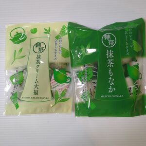 抹茶もなか　抹茶クリーム大福