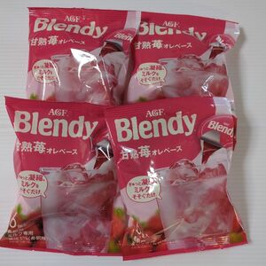 AGF ブレンディ ポーション 甘熟苺オレベース 6個入×4袋 Blendy／食品