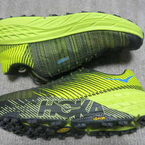 2.5万★超美品 ホカ HOKA ONE ONE エボ スピードゴート EVO SPEEDGOAT Vibram トレイルランニングシューズ メンズ US10.0 JP28cmの画像4