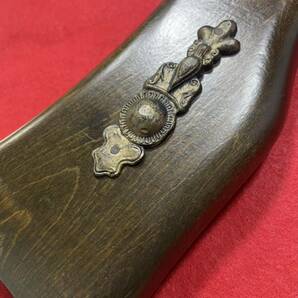 古式銃 装飾銃 モデルガン フリントロック 木製ストック ライフル レプリカ コスプレ デニックス DENIX ？の画像4