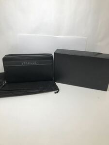 2-240308-982 VERSACE ラウンドファスナー　ダブルファスナー長財布 