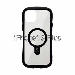 iFace Reflection Magnetic iPhone15 Plus (6.7inch/2眼) 用ケース(ブラック)