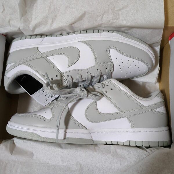 新品未使用 NIKE DUNK LOW RETRO WHITE/GREY FOG