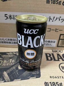 定番人気商品　UCC ブラック無糖　缶コーヒー　2ケース60本