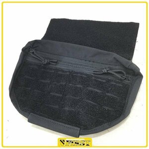 8640】ネコポス対応 実物SHELLBACKTACTICAL製 FLAP SAC ドロップダウンポーチ BK シェルバックタクティカル