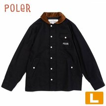 3376】未使用品 POLeR ジュニパージャケット Lサイズ ブラック ポーラー JUNIPER JACKET メンズ_画像1