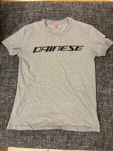 1-8 1896745【DAINESE】DAINESE T-SHIRT｜N42 GRAY MELANGE / BLACK｜Mサイズ｜中古｜布に穴あり｜おてがる発送全国一律230円 