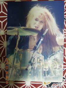 YOSHIKI 写真 ブロマイド 309 / X JAPAN