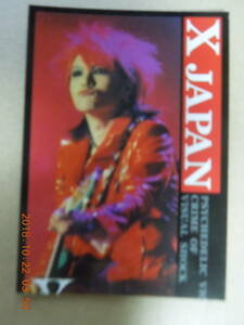 No.027 ： X JAPAN / HIDE / Trading Collection Card トレーディングコレクションカード