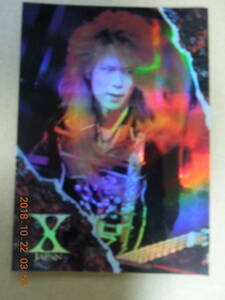 No.037 ： X JAPAN / HEATH / SPキラカード レア / Trading Collection Card トレーディングコレクションカード