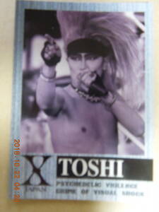 No.106 ： X JAPAN / TOSHI Toshl / Trading Collection Card トレーディングコレクションカード