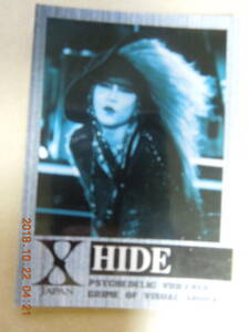 No.109 ： X JAPAN / HIDE / Trading Collection Card トレーディングコレクションカード