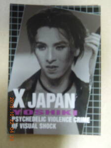 No.118 ： X JAPAN / YOSHIKI / Trading Collection Card トレーディングコレクションカード