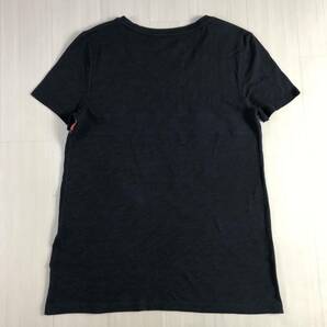 TOMMY HILFIGER トミー ヒルフィガー 半袖Tシャツ ビッグロゴ S/P ブラック 全刺繍ロゴの画像3