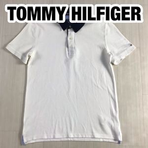 TOMMY HILFIGER トミーヒルフィガー 半袖ポロシャツ ユースサイズ 164 ホワイト