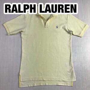 Ralph Lauren ラルフローレン 半袖ポロシャツ M ライトイエロー