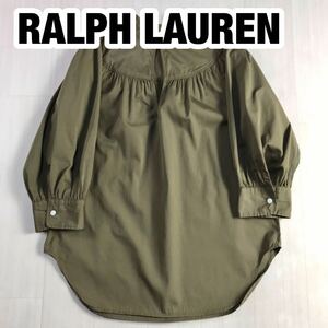 RALPH LAUREN ラルフローレン チュニック レディースサイズ 2 モスグリーン