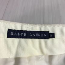 RALPH LAUREN ラルフローレン スラックス パンツ レディースサイズ 9 生成り_画像8