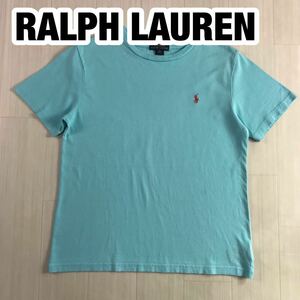 POLO RALPH LAUREN ポロ ラルフローレン 半袖Tシャツ M(10-12) ライトブルー ユースサイズ 刺繍ポニー