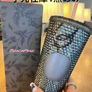 BLACKPINK Starbucks コラボ　タンブラー　黒 24OZ 箱付 ブラック