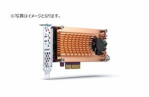※ジャンク QNAP QM2-2S-220A デュアルM.2 22110/2280 SATA SSD拡張カード NAS 1円スタート