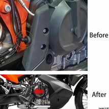 Ktm 790アドベンチャーrs 890アドベンチャーr890adv 2023 usqvarna norden 901バイク 二輪用リアブレーキシリンダーガード_画像2