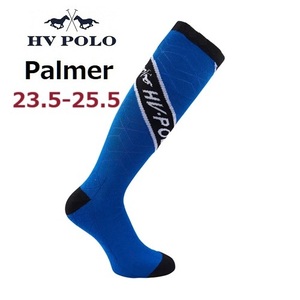 HV POLO　Palmer　ブルー　ライディングソックス　乗馬靴下　乗馬　馬術