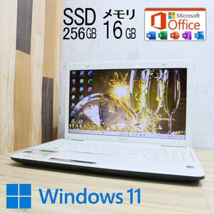 ★美品 高性能i5！新品SSD256GB メモリ16GB★T351 Core i5-2410M Win11 Microsoft Office 2019 Home&Business 中古品 ノートPC★P67890