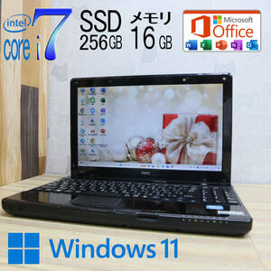 ★中古PC 最上級i7！新品SSD256GB メモリ16GB★G Core i7-2637M Win11 Microsoft Office 2019 Home&Business 中古品 ノートPC★P67494