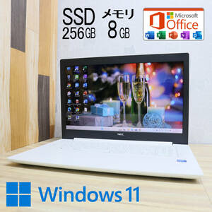 ★美品 新品SSD256GB メモリ8GB★GN11F Webカメラ Celeron N4000 Win11 Microsoft Office 2019 Home&Business 中古品 ノートPC★P67692