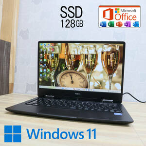 ★超美品 M.2 SSD128GB★VKE15H Webカメラ Celeron 3965Y Win11 MS Office 中古品 ノートPC★P64473