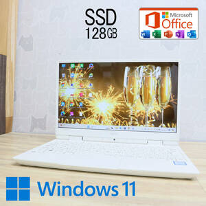 ★中古PC SSD128GB★LaVie NM350G Webカメラ Core m3 7Y30 Win11 MS Office 中古品 ノートPC★P67597